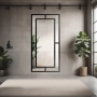 Lustro loft ze szprosami - GLORIA - kolor ramy do wyboru